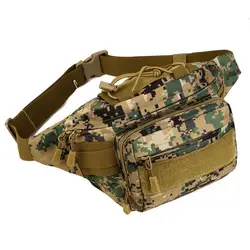 Горячая Тактический военный Мужская поясная сумка сумки нейлоновые водонепроницаемые поясная сумка для Для мужчин сумка камуфляж