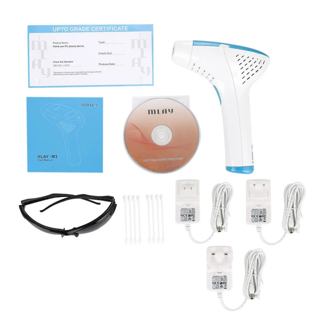 

IPL Laser Hair Removal Electric Facial Body Epilator Permanent Bikini Trimmer FDA Electric depilador Hair Removal Machine
