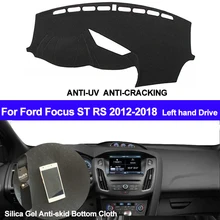 TAIJS крышка приборной панели автомобиля силиконовый нескользящий коврик покрытие для приборной панели ковер для Ford Focus ST, RS 2012 2013