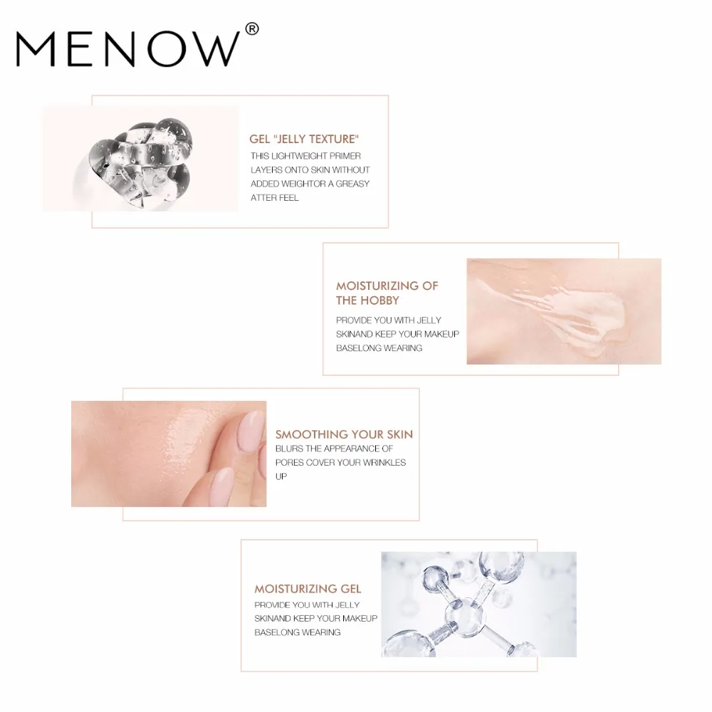 MENOW бренд макияж корректор для лица маска яркое Отбеливание Макияж Primer Base