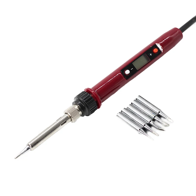 80W Soldering Iron Adjustable Temperature Electric Iron LCD Digital