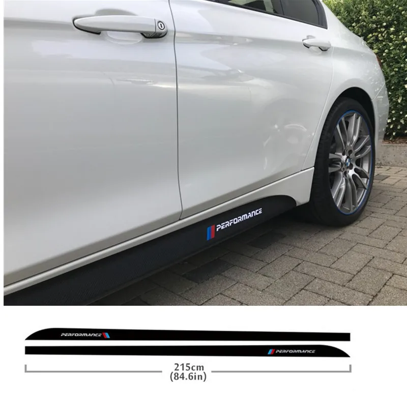Наклейка M Performance для BMW наклейка из углеродного волокна порога гонок полоса F30 F31