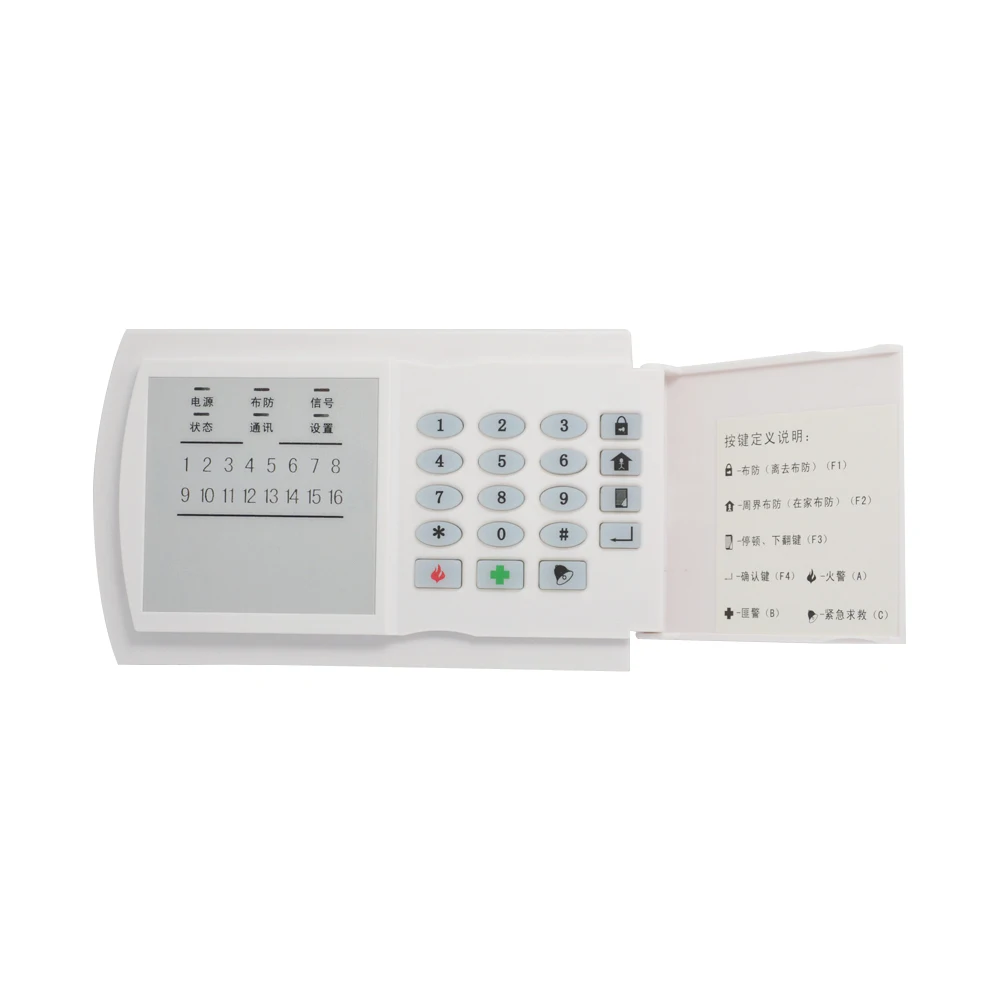 Заводская Продажа домашняя система сигнализации PSTN с металлическим ящиком 8/16