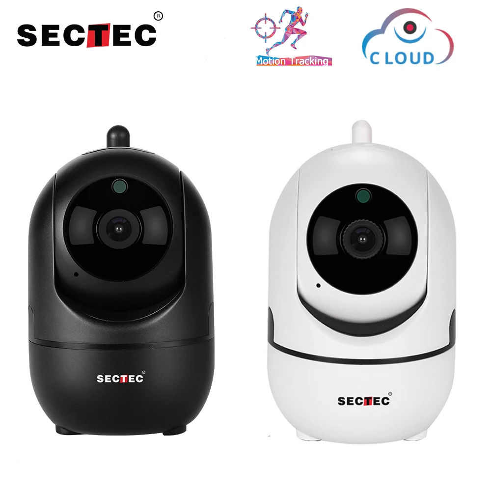 

SECTEC Cloud Wifi Camera1080P HD IP Camera Auto Tracking Of Human Home Security Surveillance CCTV Network Wifi Cam