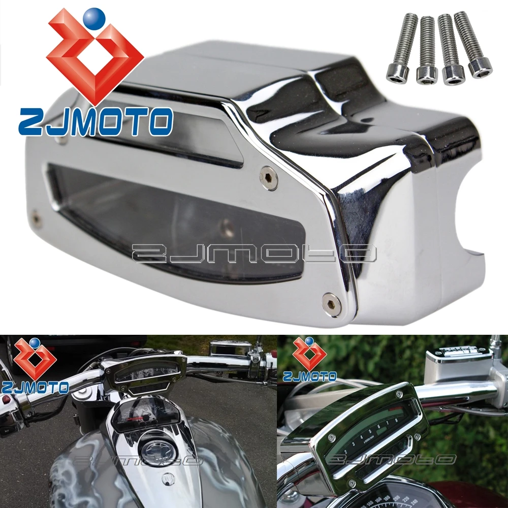 

Motorcycle Chrome Gauge Meter Housing Tach Tachometer Cover For Suzuki Boulevard M109 M109R M109LE M109N 2006-2011