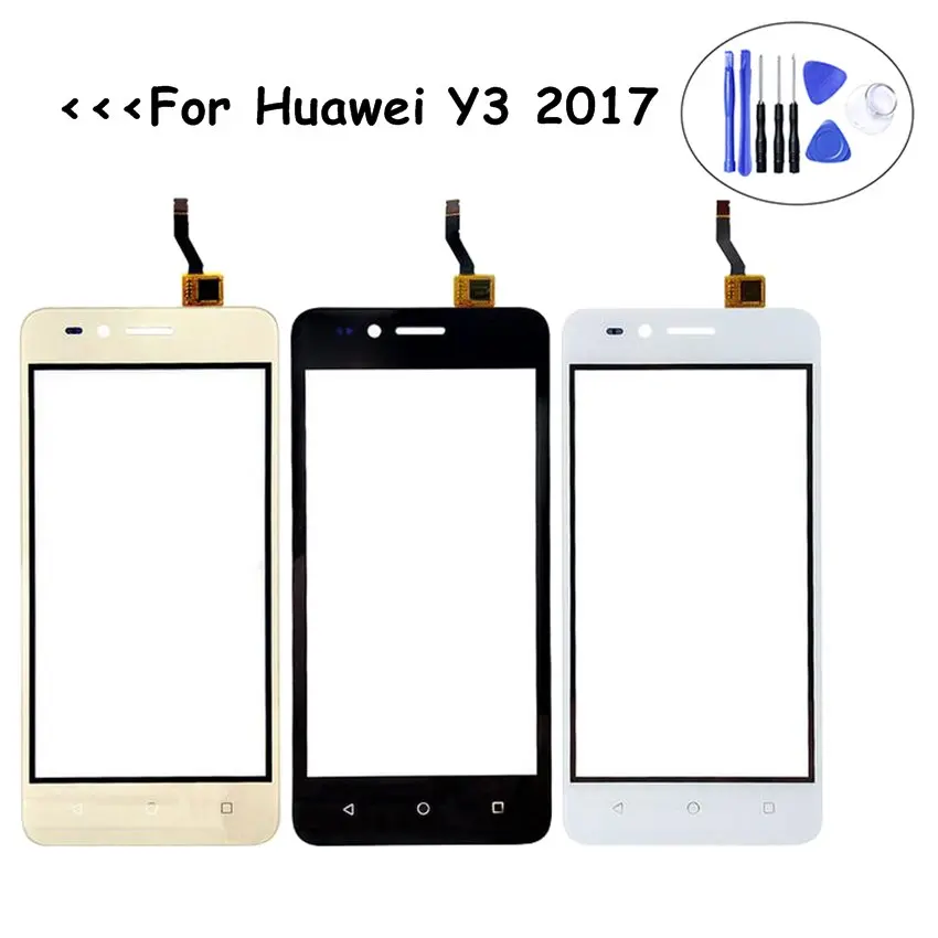 Сенсорная Передняя панель для Huawei Y3 2017 Y3III сенсорный ЖК-дисплей с дигитайзером и