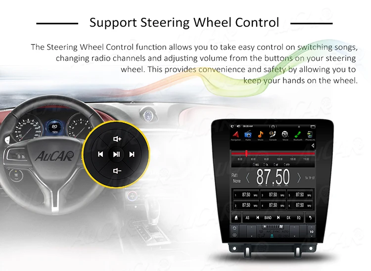 Tesla Android 8.1DIN 12," Автомобильный Радио gps навигатор для Ford Mustang 2010 2011 2012 2013 мультимедиа авторадио стерео плеер