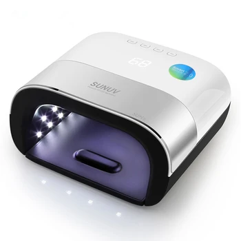 

Brand New SUN3 Smart 2.0 48W UV LED Lamp Nail Dryer Timer Invisible LCD Display Infrared UV Nail Lamp Fast Curing All polish Gel