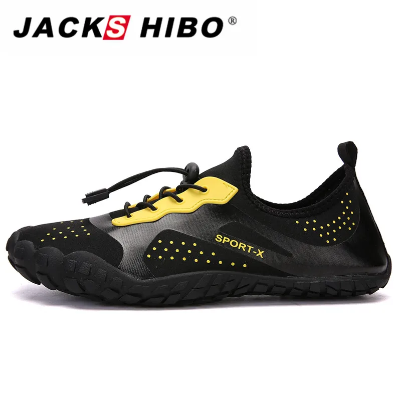 JACKSHIBO النساء السباحة رياضية أحذية الشاطئ أكوا أحذية في الهواء الطلق الصيد المنبع الأحذية 3 اللون حجم كبير للماء أحذية رياضية