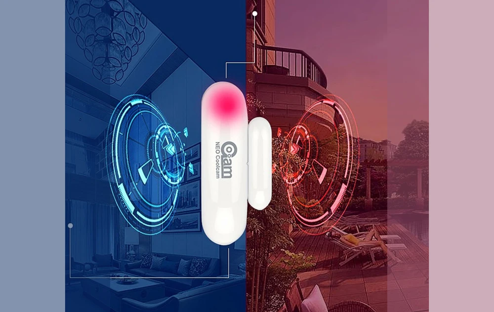 GC00AM NAS - DS01Z Door Window Sensor with Z-wave Technology Home Automation System