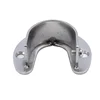 Stainless Steel Clothes Rail Closet Rail Curtain Rod Shower Curtain Closet U-Shaped Rod Closet Pole Sockets Flange End Supports ► Photo 3/6