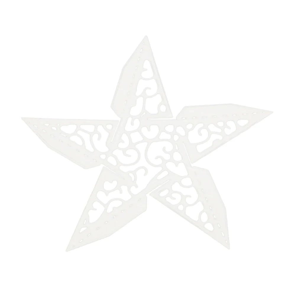 

DIY Carbon Steel Pentagram Cutting Dies Handmade Molding Cutting Template Decoration Scrapbook Craft SDF-SHIP