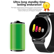 0,95 дюймовый цветной дисплей OLED экран пульсометр кровяное давление для мужчин и женщин 60 дней в режиме ожидания умный Браслет для iphone 7 plus