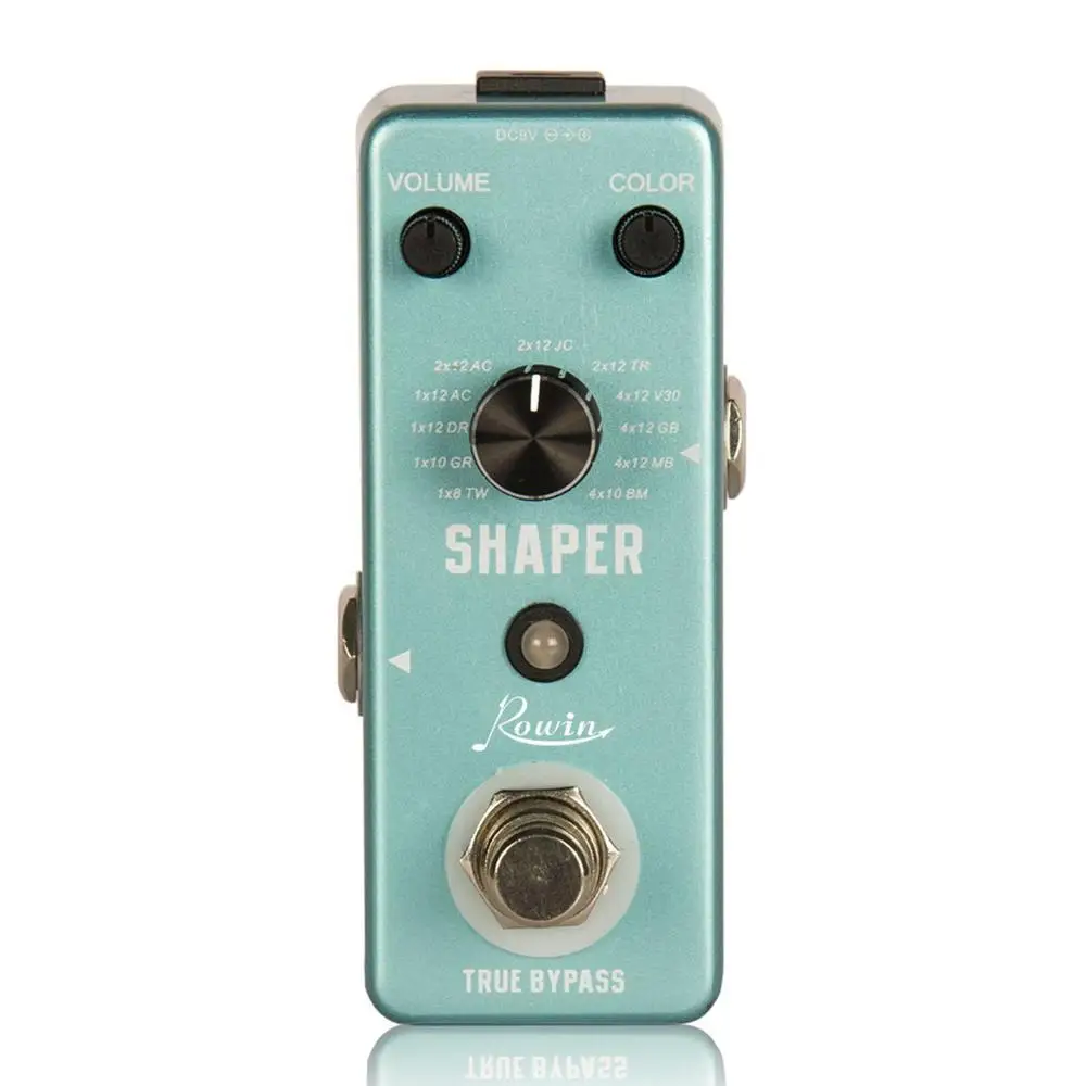 

Rowin LEF-3802 Guitar Shape Pedal High Quality Digital Cab Simulated Effect Pedals 11 Cab Modes