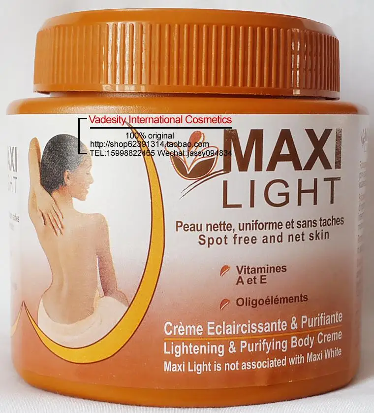 

Maxi light lightening purifying body creme 330ml