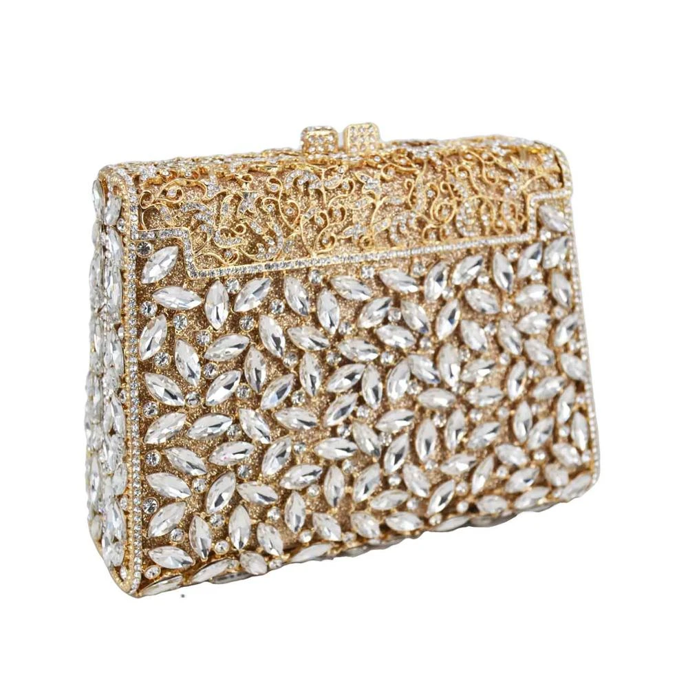 Bolso de con de Boutique para mujer, Cartera de fiesta, color dorado, morado, verde, para o noche, SC452| | - AliExpress