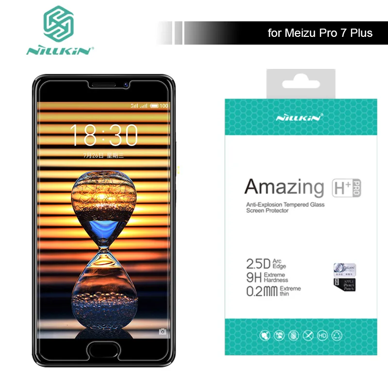 for Meizu Pro 7 Plus Pro7 5.7" Nillkin 9H Amazing H+ 0.2mm Ultra-thin Tempered Glass Screen Protector Nilkin Film | Мобильные