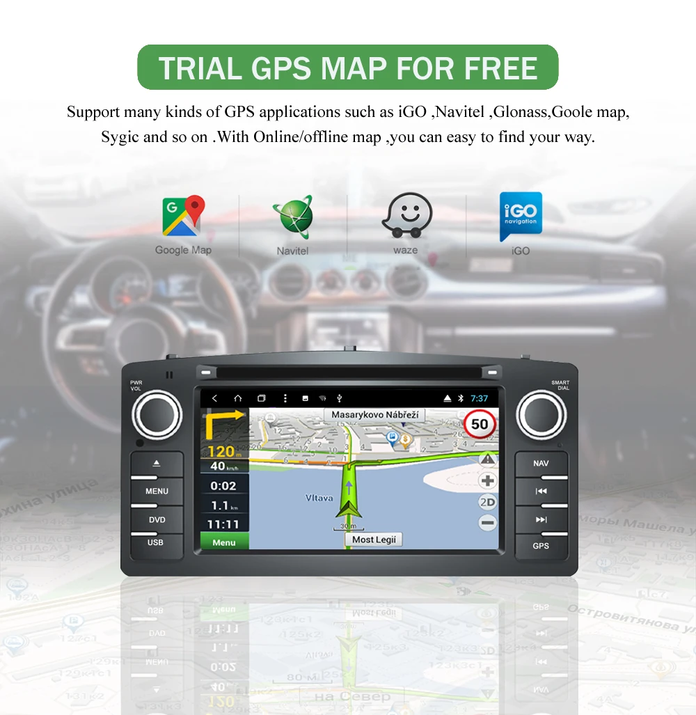 Clearance Bonroad 2 Din Car Multimedia Player For Corolla E120 BYD F3 Video GPS Wifi Radio 4G  MP3 Touch Screen 5