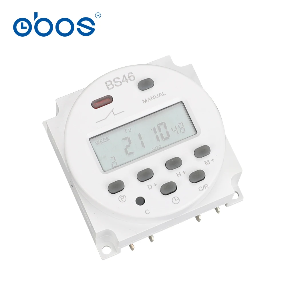 

small light power outage memory 220 V timer built-in battery programmable timer switch Suitable for mounting equipment surface