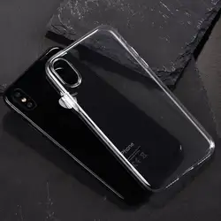 Ясно Coque для IPhone X случае лучшее качество Тяжелая Толстая прозрачный ТПУ Силиконовые Мягкий Капа Чехлы для iPhone X принципиально