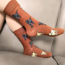 Забавные носки CRAZY labrador retriever носки для женщин с собакой лаборатория мама подарок для любителей Лабрадора 50 пар