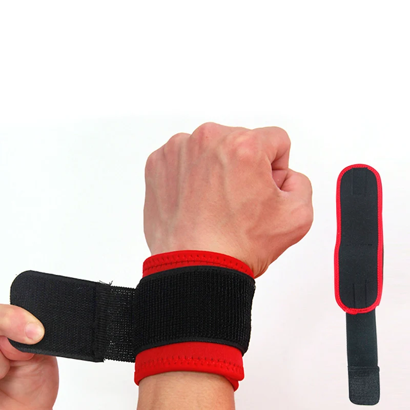 

1PC Adjustable Elastic Wrist Support Bracer Protect Wrapping Strap Reliable Weight Lifting Cuff Wrist Guard Bandage