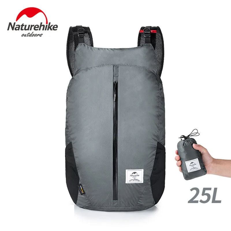 Новая легкая спортивная сумка Naturehike 30D нейлоновая сумка для бега складной рюкзак для альпинизма городские сумки