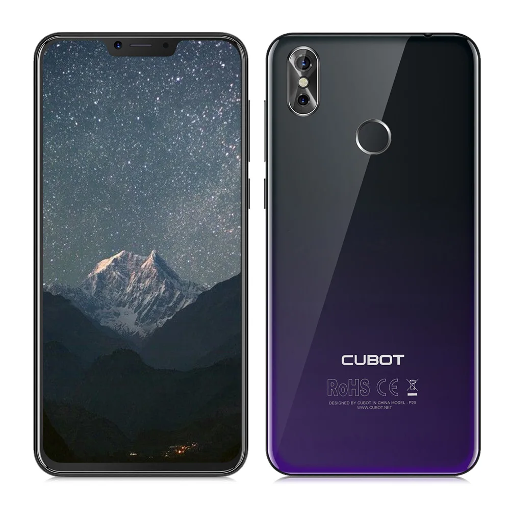 CUBOT P20 الروبوت 8.0 الهاتف الذكي 4G 6.18 \