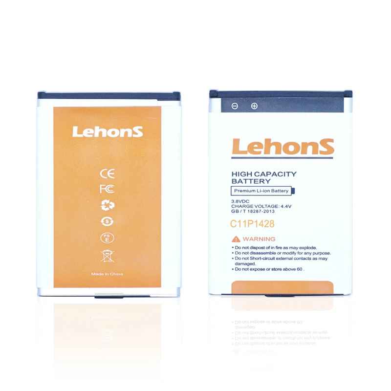 LehonS 1x новый аккумулятор C11P1428 мобильный телефон для Asus Zenfone 2 Zenfone2 Laser ZE500KL ze500кг 2400