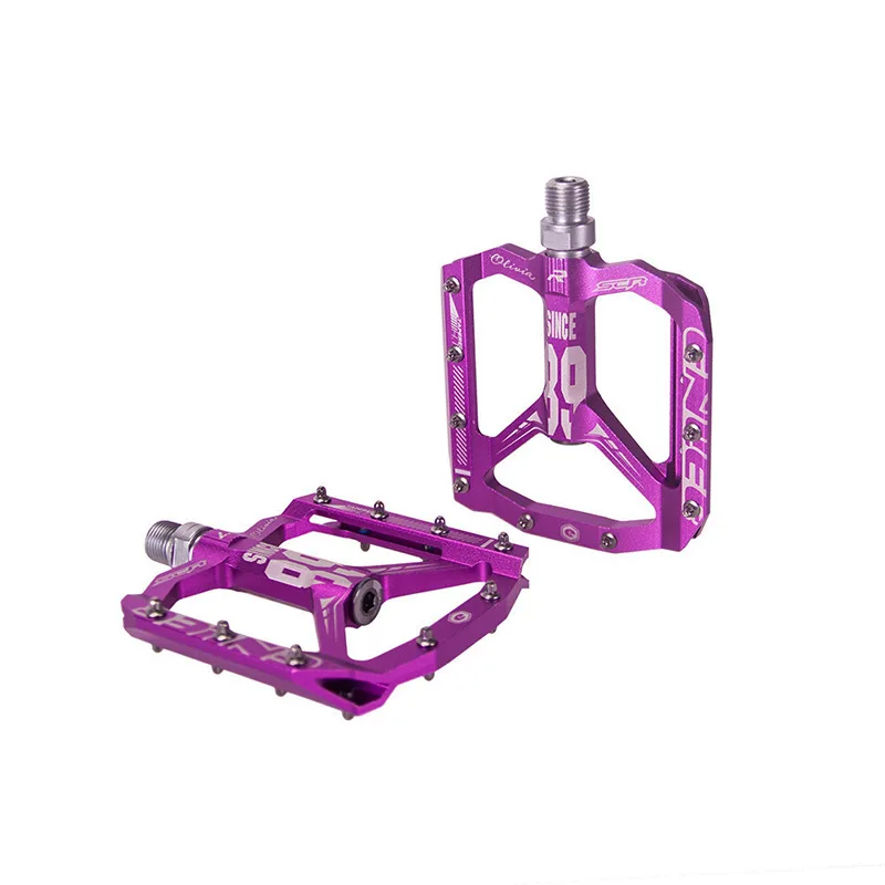 Online Pedal de bicicleta ultraligero todo CNC mtb DH XC pedal de bicicleta de montaña L7U Material + DU Bearing pedales de aluminio
