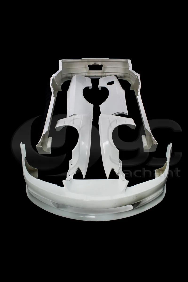 1999-2002 Nissan S15 Silvia VERTEX EDGE Style Wide Body Kit FRP (1)
