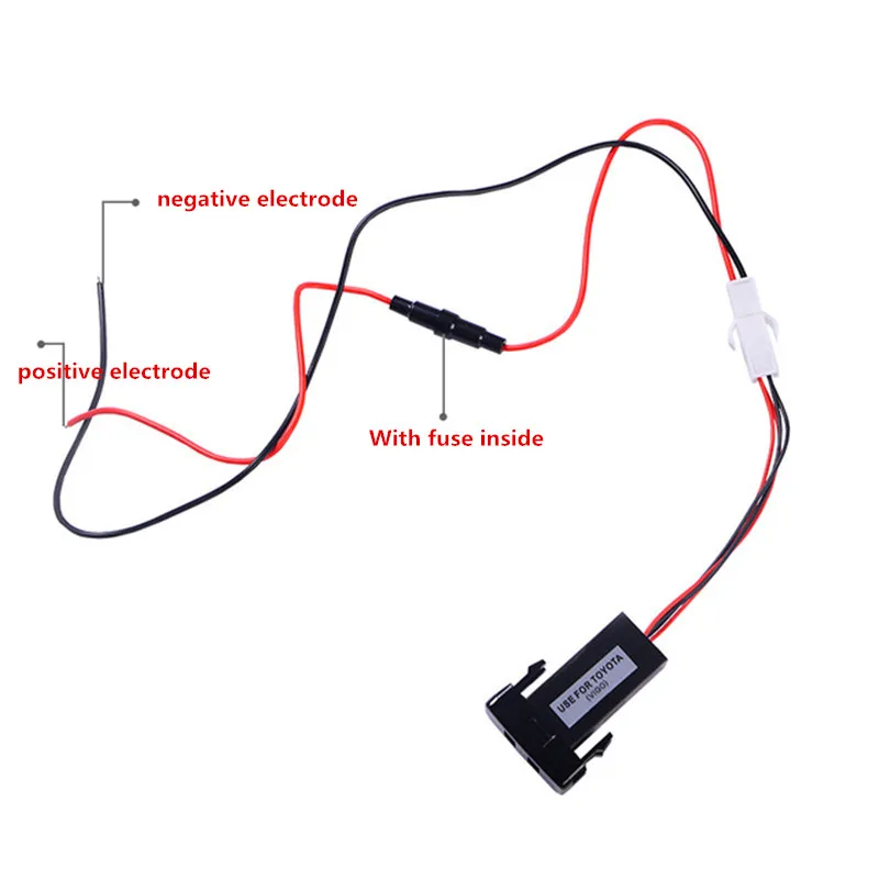 Автомобильное зарядное устройство 5 в 2 1 А разъема USB для NISSAN/Toyota/Mazda/Honda/Suzuki/Mitsubishi
