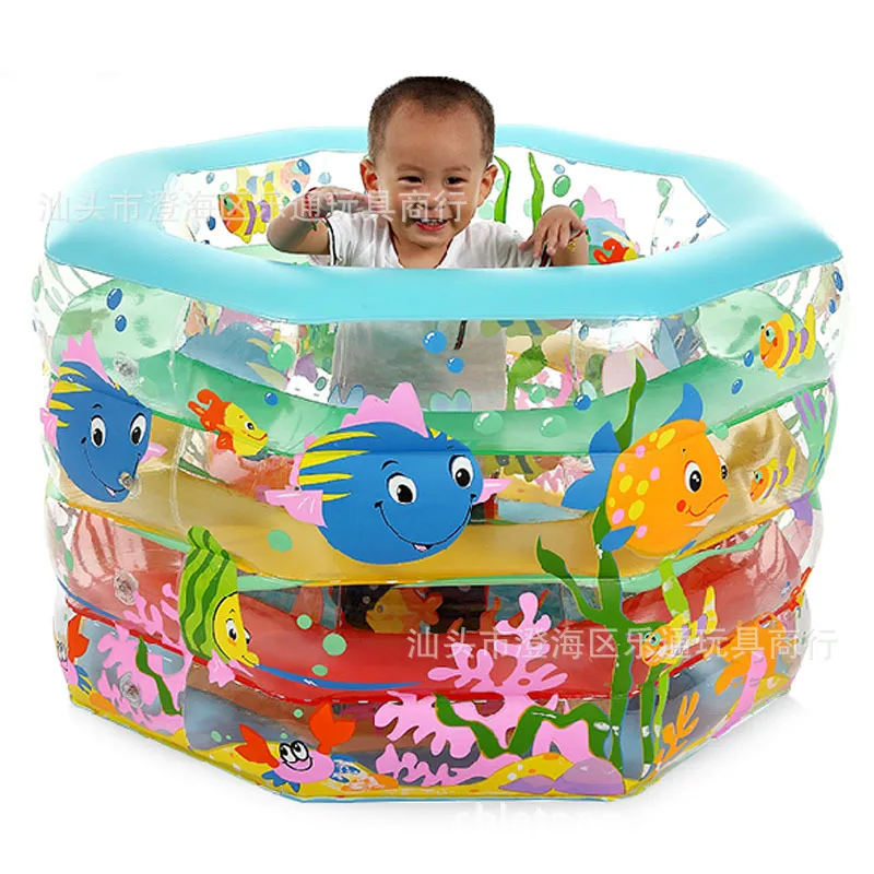 

Kid Bathtub Baby Swimming Pool Gift Cartoon Rectangular Inflatable Mattress Boat Pvc Swimming Pool inflatable rectangular pool