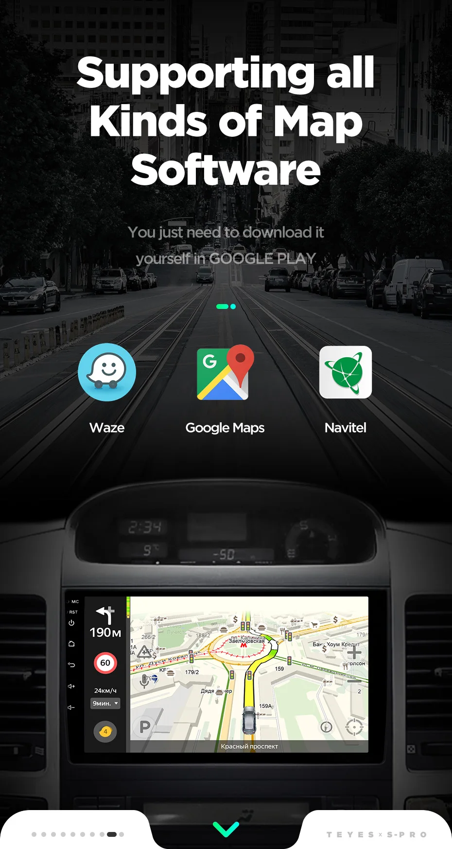 Excellent TEYES SPRO Car Radio Multimedia no 2 din android 8,1 8.1 Video Player Navigation GPS For Toyota LAND CRUISER Prado 120 2003-2009 20