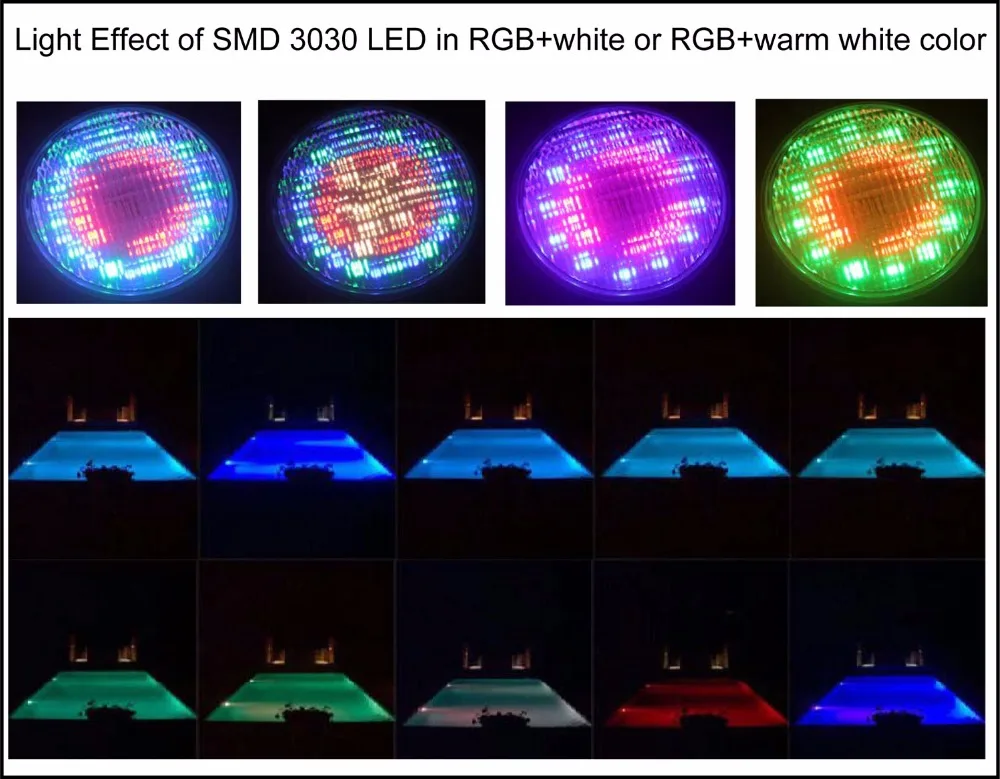 Bajo el agua llevó la luz RGB Piscina luces 12 V PAR 56 blanco 72 W Piscina proyector IP 68 luces de la fuente RGBW con Control remoto Bajo el agua llevó la luz RGB Piscina luces 12 V PAR 56 blanco 72 W Piscina proyector IP 68 luces de la fuente RGBW con Control remoto