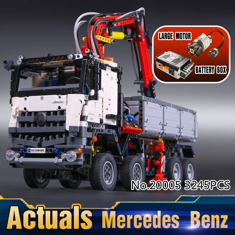 

DHL 20005 3245Pcs technic Compatible legoing 42023 Truck Car Arocs Model Building Blocks Bricks Boy Toys Birthday Gifts
