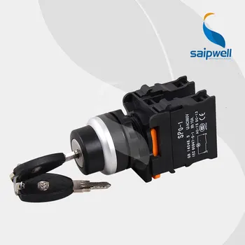 

Double Position Key Button Switch/Electric Push Button With 2 Keys SPB0-PG21