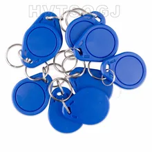 1000 шт/лот rfid бирка 13,56 МГц ISO14443A RFID 1 k S50 брелоки ic брелок DHL