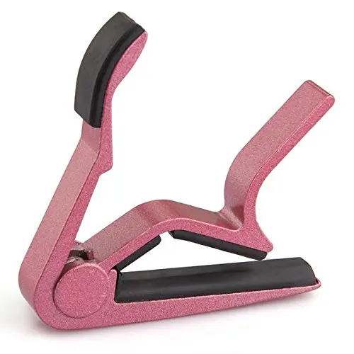 

Clamp Key Trigger Capo for Acoustic Electric Classic Guitar (Pink)