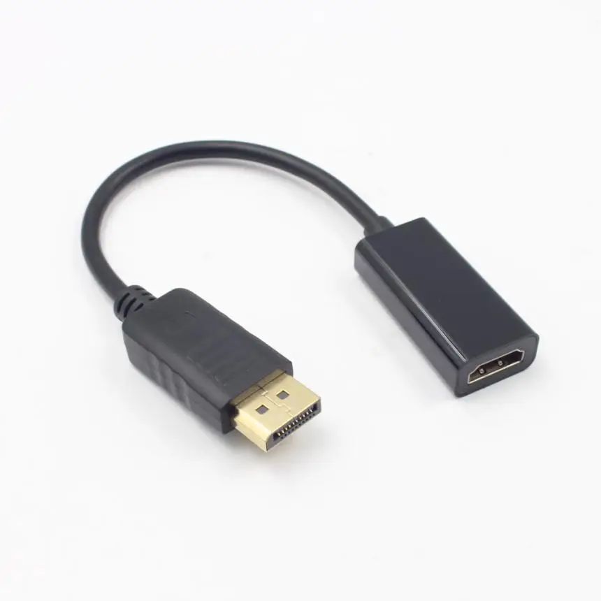 HIPERDEAL DP Мужской Displayport к HDMI Женский Кабель-адаптер конвертер для samsung hp Прямая 1J23