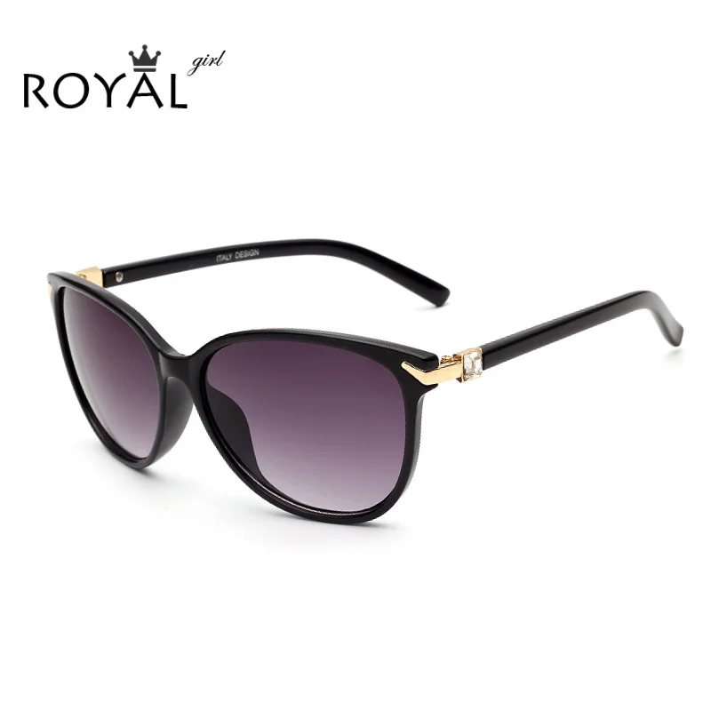 ROYAL GIRL Retro women sunglasses Crystal Jewellery Sun Glasses Gradient glasses fashion ss083