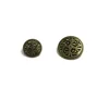 20pcs 17mm&20mm&23mm Silver Tone Hollow Pattern Shank Sewing Metal Buttons DIY Sew On Jeans Cloth Buttons Round Scrapbook button 2
