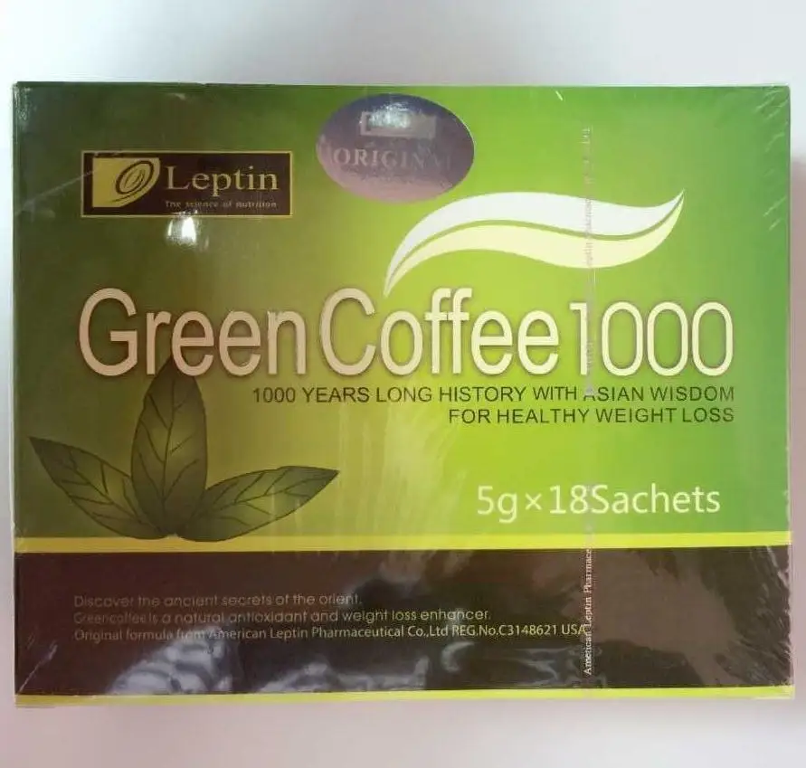 1box 18bags Free Shipping Weight Loss Green Coffee 1000