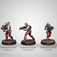 [Loong Way Miniatures] Corvus Belli Infinity 0524 CORREGIDOR JAGUARS 32 мм Металлические Миниатюрные