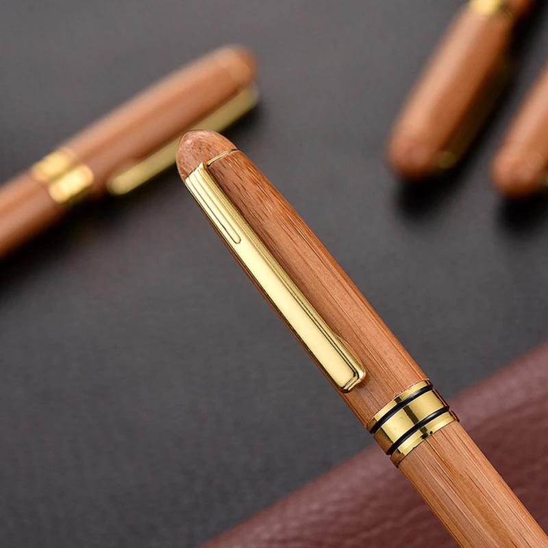 Модный дизайн Luoshi деревянный роллер, шариковая ручка, роскошный бизнес подарок, ручка для письма, купить 2 ручки, отправить подарок