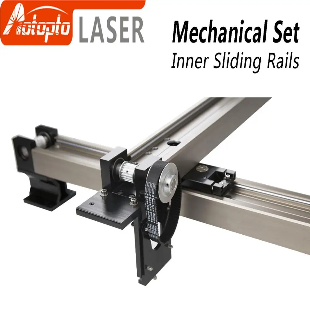 Mechanical Parts Set 1600*1000mm Inner Sliding Rails Kits Spare Parts for DIY 1610 CO2 Laser Engraving Cutting Machine