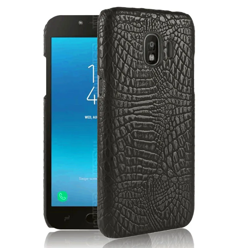 

For Samsung J2 Pro 2018 Case Quality PC Crocodile Grain Back Cover Hard Case for Samsung Galaxy J2 Pro 2018 J250 SM-J250F J250F
