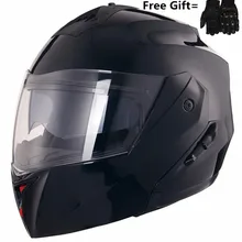 Матовый черный мотоциклетный шлем Полнолицевой шлем Touring rbike модульный откидной шлем Moto Casco с внутренней дымчатой линзой
