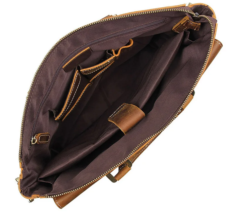 Мэхью Формальные Бизнес сумка натуральная кожа кожаный портфель для ноутбука 14 дюймов Тетрадь ПК компьютер из натуральной коровьей кожи