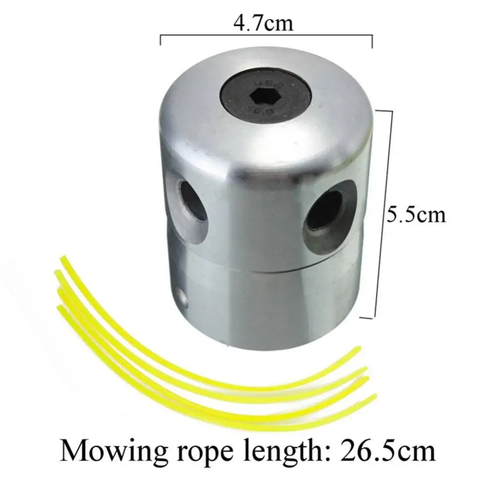 Trimmer Head Aluminum Grass Trimmer Head Cutting Line Strimmer For Brushcutter Lawn Mower